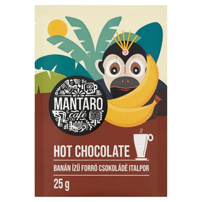 MANTARO banán ízű forró csokoládé italpor 25 g