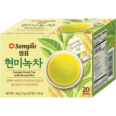 SEMPIO Zöldtea Barna Rizzsel 30 g