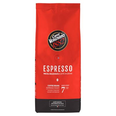 CAFFE VERGNANO Espresso Pörkölt, Szemes Kávékeverék 500 g