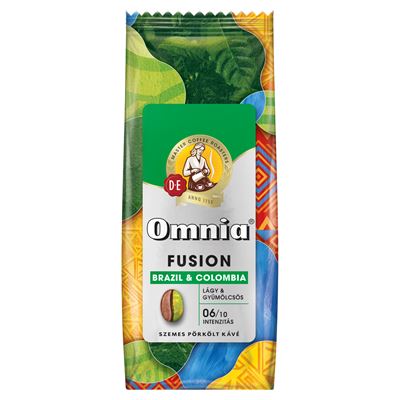 D·E Omnia Fusion Brazil&Colombia szemes kávé 900g