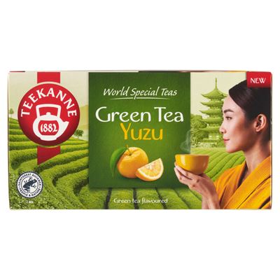 TEEKANNE YUZU Green Yuzu ízesítésű zöld tea 20 x 1,75 g