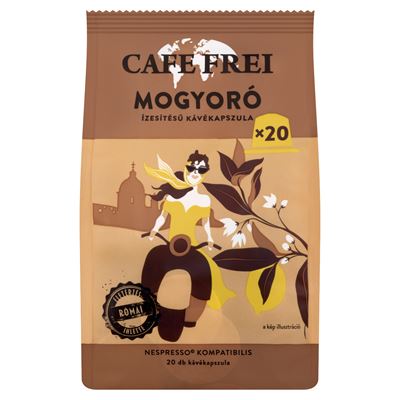 CAFE FREI Római mogyoró ízesítésű Nespresso® kompatibilis kávékapszula 20db-os