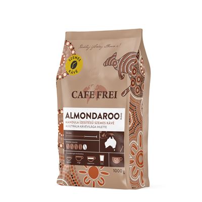 Café Frei Almondaroo Mandula Ízesítésű Szemes Kávékeverék 1 kg