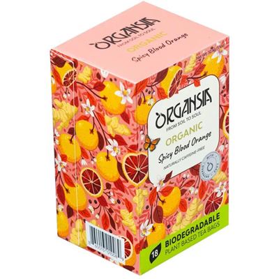 Basilur Organisa fűszeres vérnarancs bio tea 18 db 32,4 g
