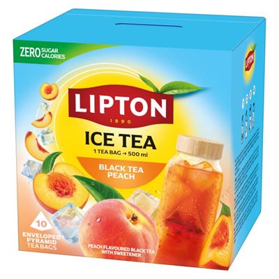 Lipton Cold Brew Fekete Tea Őszibarack 10 filter x 3,5 g