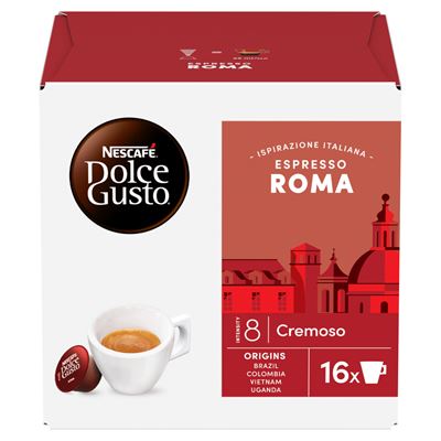 Dolce Gusto NESCAFÉ Espresso Roma kávékapszula 16 x 6,2 g (99,2 g)