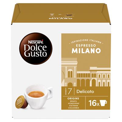 Dolce Gusto NESCAFÉ Espresso Milano kávékapszula 16 x 6,2 g (99,2 g)