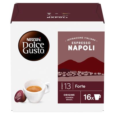 Dolce Gusto NESCAFÉ Espresso Napoli kávékapszula 16 x 8 g (128 g)