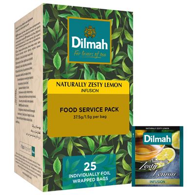 Dilmah Tea Koffeinmentes Zesty Lemon Citromos Gyümölcstea 25 x 1,5 g