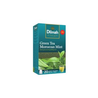 Dilmah Tea Zöld Tea Moroccan Mint Mentás Tea 20 x 1,5 g