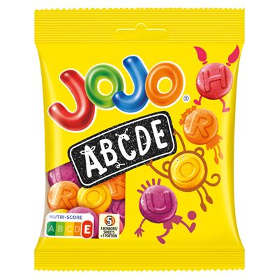 JOJO Alphabet Gumicukorka 80g