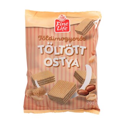 Fine Life Mogyoró Ízű Krémmel Töltött Ostya 200 g
