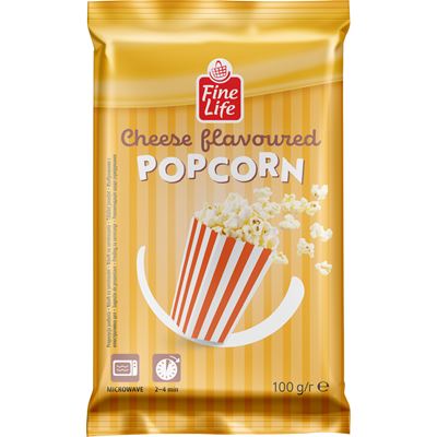 Fine Life sajtos ízű pattogatni való kukorica 100 g