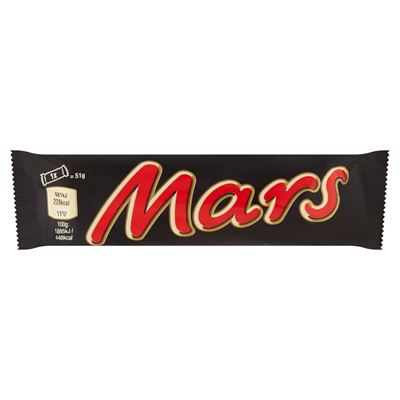 Mars karamellás földimogyorós krémes szelet tejcsokoládéba mártva 51 g