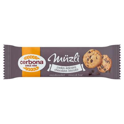 Cerbona Csokis-kekszes Müzliszelet 20 g