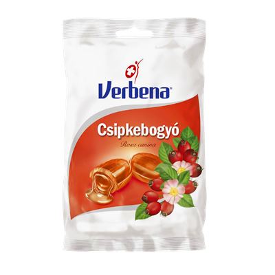 Verbena töltött keménycukorka csipkebogyó kivonattal és C-vitaminnal 20 x 60 g
