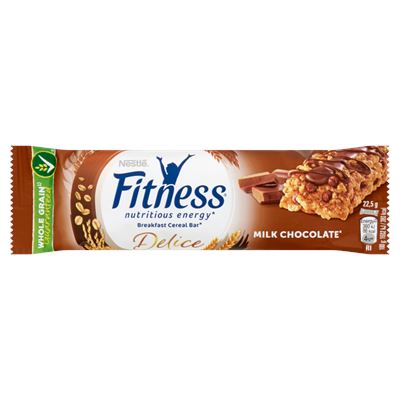Nestlé Fitness Tejcsokoládé Gabonapehely Szelet Vitaminokkal És Ásványi Anyagokkal 16 x 23 g