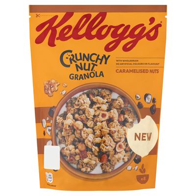 KELLOGG'S Crunchy Nut Granola ropogós müzlidarabok karamellizált mogyoróval 380 g