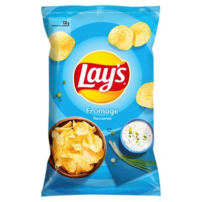 Lay's tejfölös-zöldfűszeres ízű burgonyachips 130 g