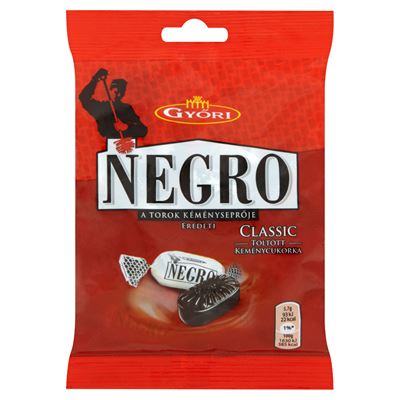 GYŐRI Negro Classic töltött keménycukorka 79 g
