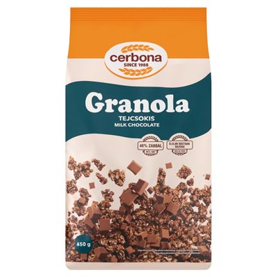 Cerbona tejcsokis granola 450 g