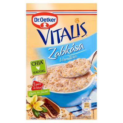Dr. Oetker Vitalis vaníliás zabkása alappor 52 g