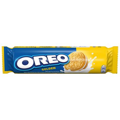 OREO Golden vaníliaízű töltelékkel töltött keksz 154 g