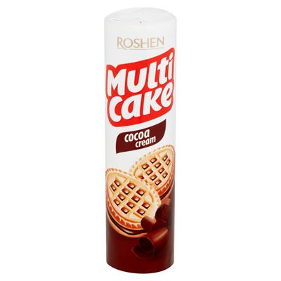 ROSHEN Multi Cake kakaós krémmel töltött keksz 180 g
