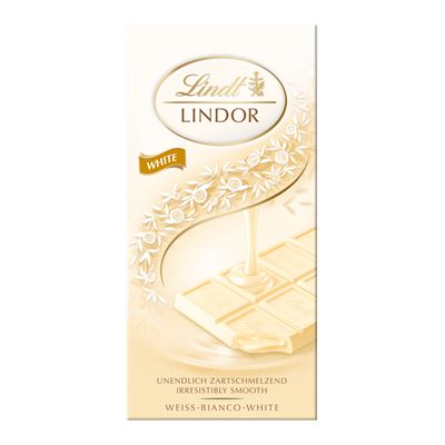 Lindt Lindor fehér csokoládé lágyan olvadó töltelékkel 100 g