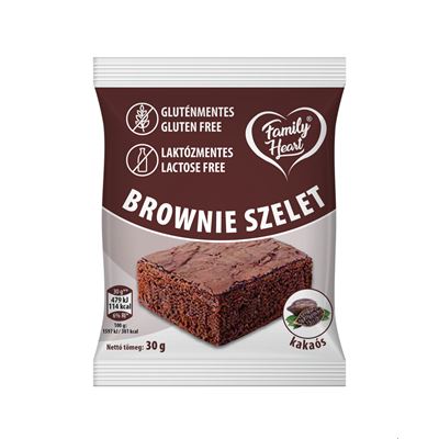 Family Heart kakaós brownie szelet 30 g