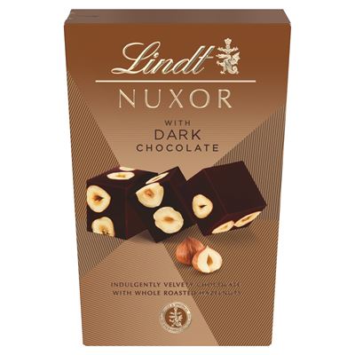Lindt Nuxor gianduja mogyorós étcsokoládé egész mogyoróval 150 g