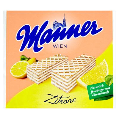 Manner citromízű krémmel töltött ostyaszeletek 75 g