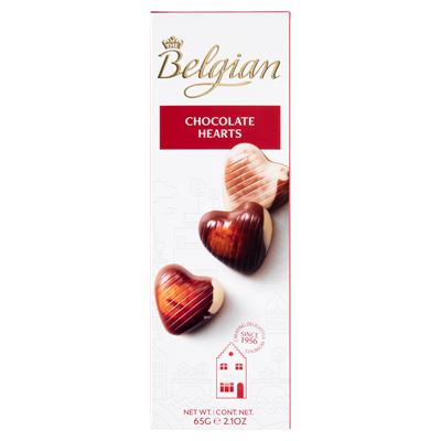 Belgian Chocolate Hearts belga csokoládé praliné 65 g