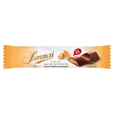 Szerencsi földimogyorós tejcsokoládé szelet 19g