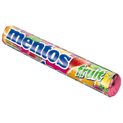 mentos fruit Gyümölcsízű Cukordrazsé 38 g