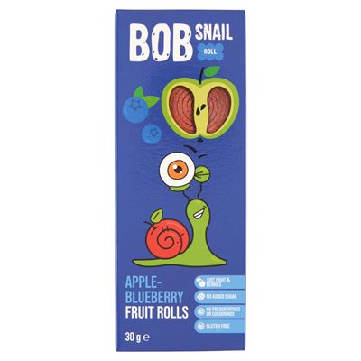 BOB SNAIL alma-áfonya gyümölcstekercs 30 g