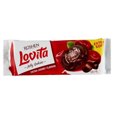 Lovita Piskótatallér Meggyes ízesítésű 135g