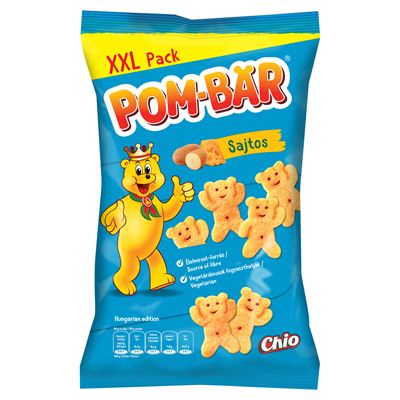 POM-BÄR Cheese Sajtos-sós Burgonyasnack 150 g