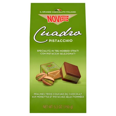 Novi Praliné CUADRO PISTACCHIO pisztácia krémmel 150g