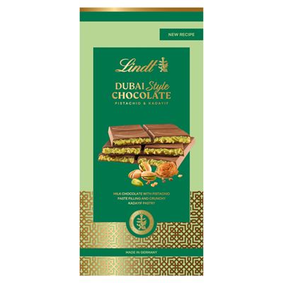 Dubai Style Chocolate Marcipánpasztás Tejcsokoládé 145 g