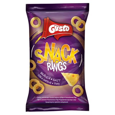 Gusto SNACKS RINGS CHEESE 80g