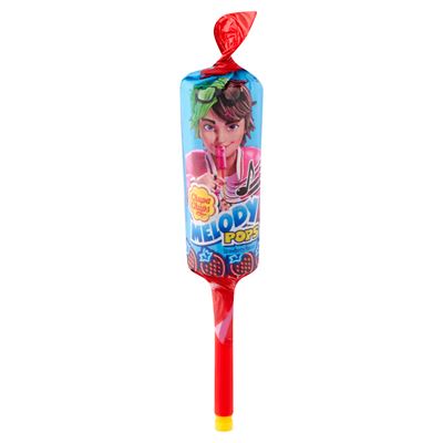 Chupa Chups Melody Pops Eper (Sípolós Nyalóka) 15g