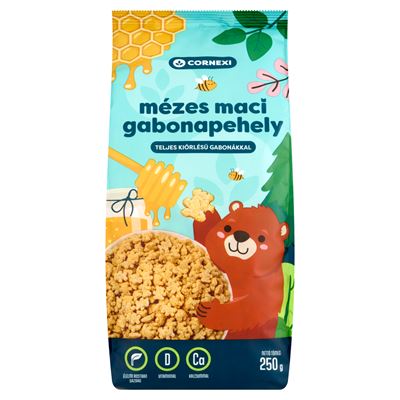 Cornexi Mézes Maci Gabonapehely Teljes Kiőrlésű Gabonával 250 g