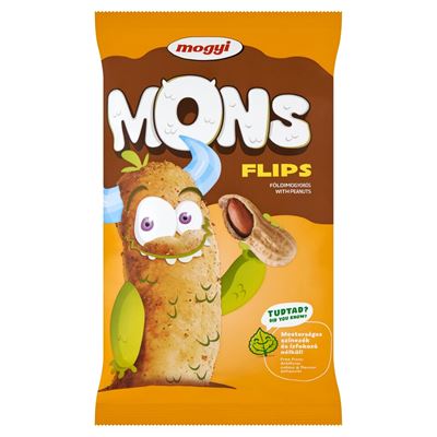 Mogyi Mons Flips Földimogyorós Extrudált Kukorica Snack 90g