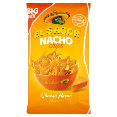 El Sabor Nacho Chips Sajtos 180g