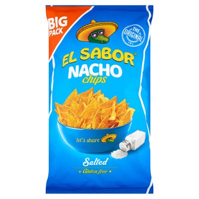 El Sabor Nacho Chips Sós 180g