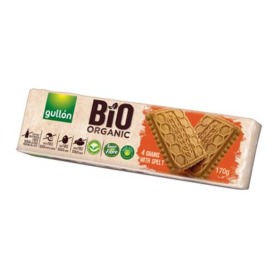 Gullon Bio 4 gabonás keksz 170 g