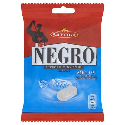 Győri NEGRO Mentolos Cukorka 63 g