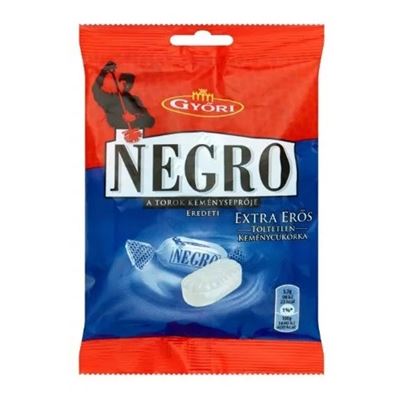 NEGRO Extra Erős Töltetlen Keménycukorka 63 g