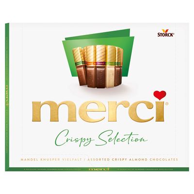 MERCI Finest Selection 4 mandulás csokoládékülönlegesség 250 g